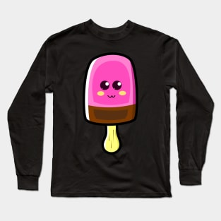 Choco Strawberry Ice Cream Long Sleeve T-Shirt